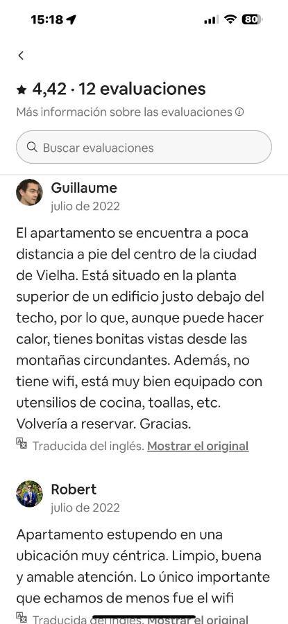 Precioso Atico Duplex En Vielha Para 6 Pax Buitenkant foto