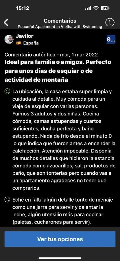 Precioso Atico Duplex En Vielha Para 6 Pax Buitenkant foto